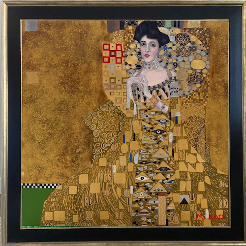 Click to view detail for Adele Broch-Bauer after Klimt 40x40 $7000
